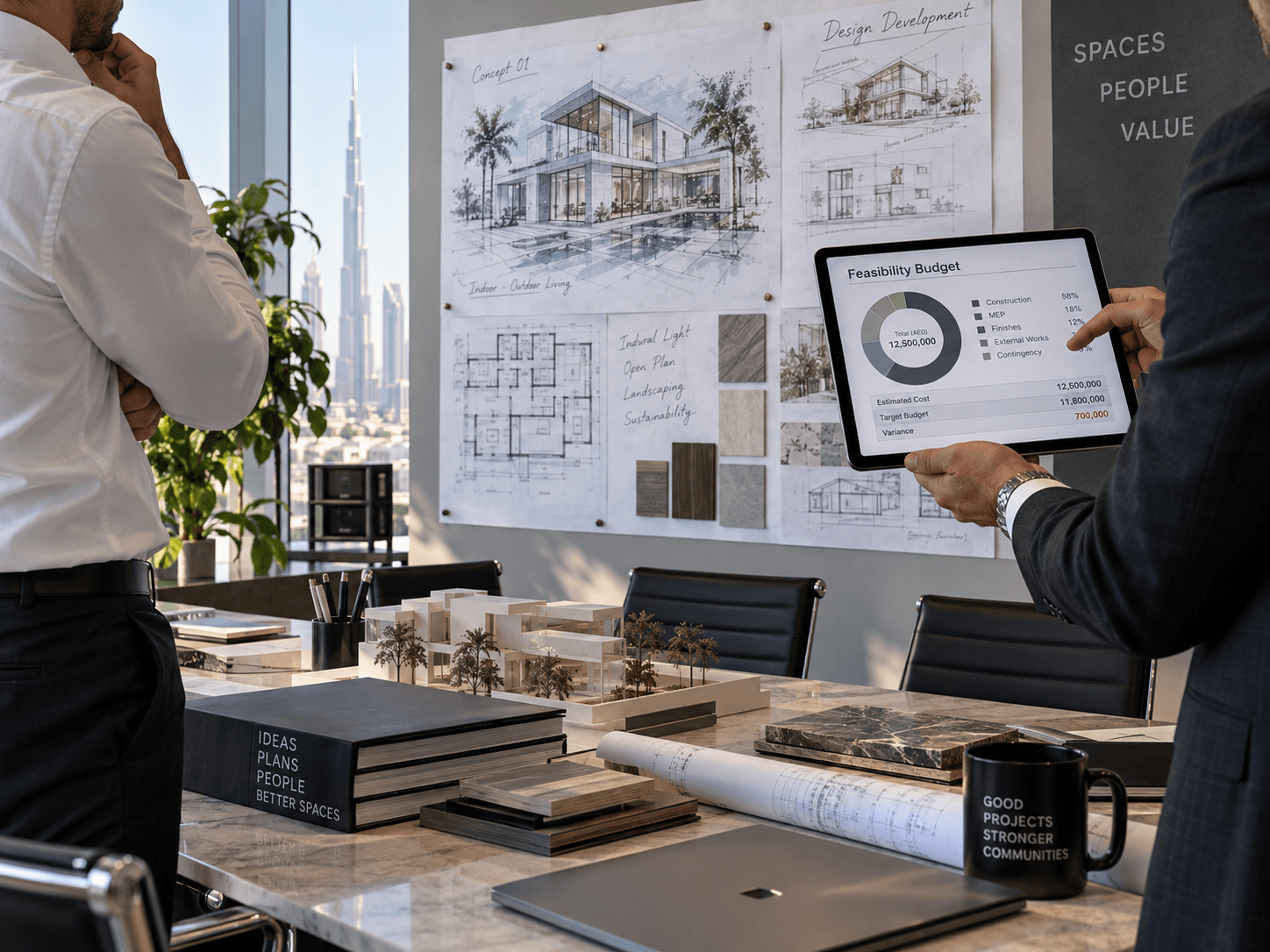 Presenting early concept design and cost feasibility