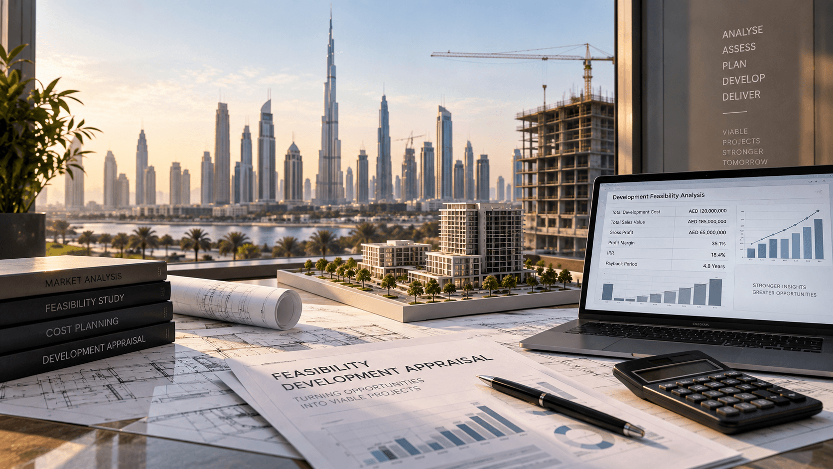 Feasibility study and development appraisal for a Dubai property development
