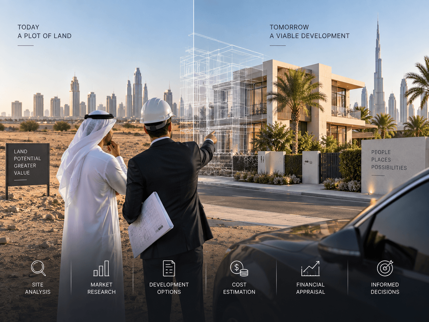 Land development feasibility from vacant plot to viable property development